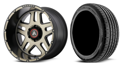 Picture of 20" Asanti Enforcer Wheel + Nexen RU5 Road Tyre Combo